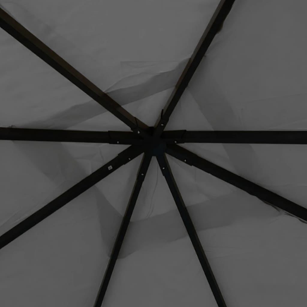 Gazebo 4x4x3 m Anthracite 180 g/m²