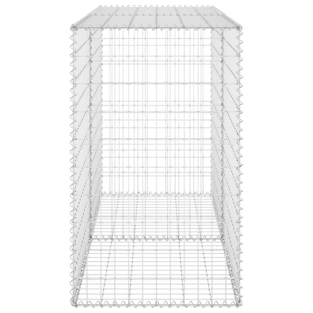 Gabion Wall with Covers Galvanised Steel 150x60x100 cm