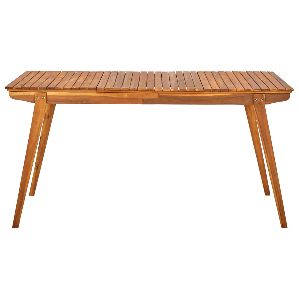 Garden Table 150x90x75 cm Solid Acacia Wood