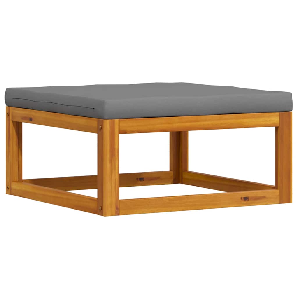 3 Piece Garden Lounge Set with Cushions Solid Acacia Wood