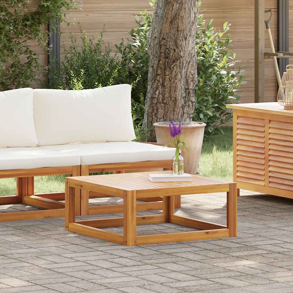 2 Piece Garden Sofa Set with Cushion Solid Acacia Wood