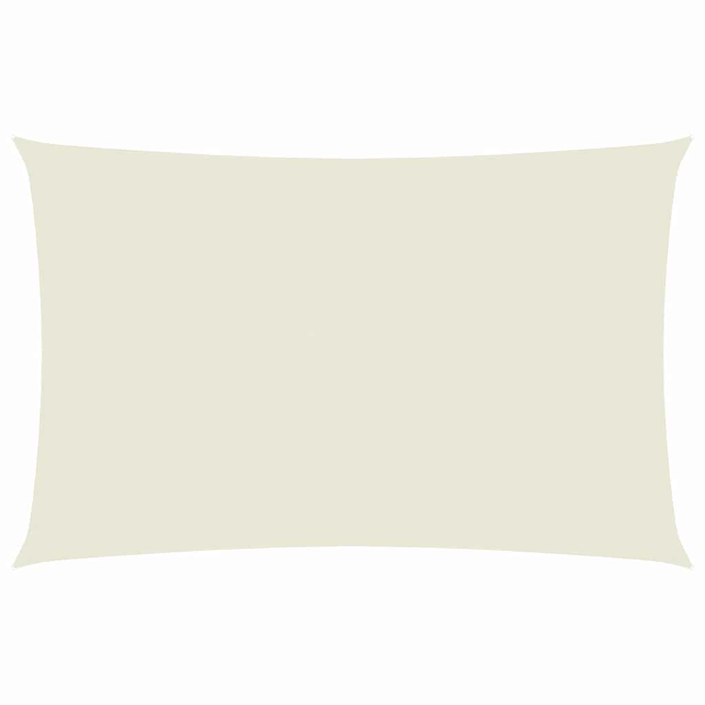 Sunshade Sail Oxford Fabric Rectangular 2x5 m Cream
