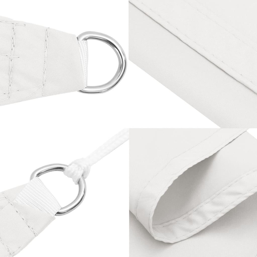 Sunshade Sail Oxford Fabric Square 3x3 m White