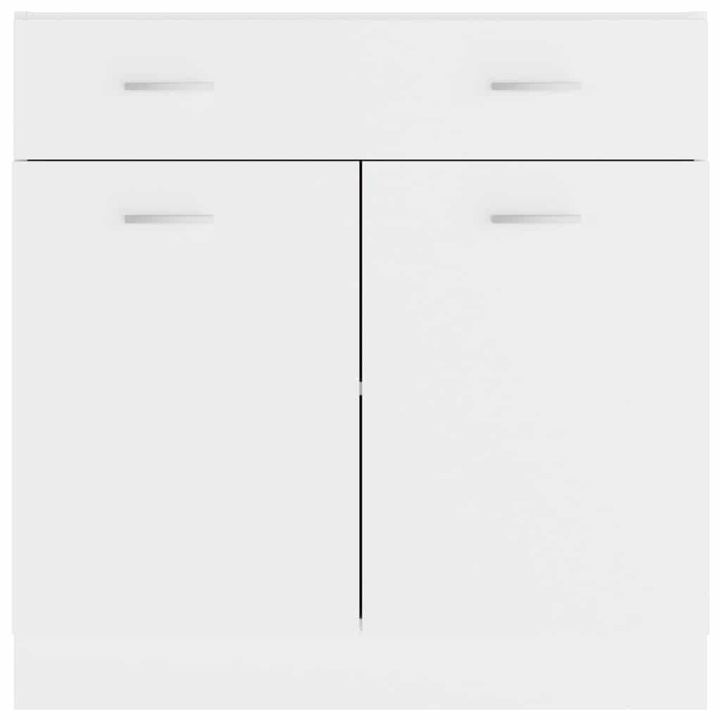 Drawer Bottom Cabinet Lyon White 80x46x81.5 cm Engineered Wood