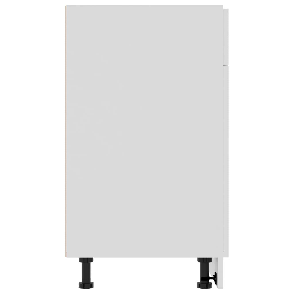 Drawer Bottom Cabinet Lyon White 80x46x81.5 cm Engineered Wood