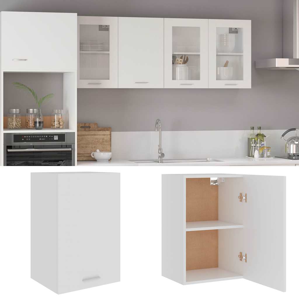 Hanging Cabinet Lyon White 39.5x31x60 cm Engineered Wood