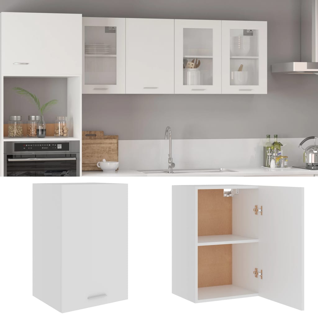 Hanging Cabinet Lyon White 39.5x31x60 cm Engineered Wood