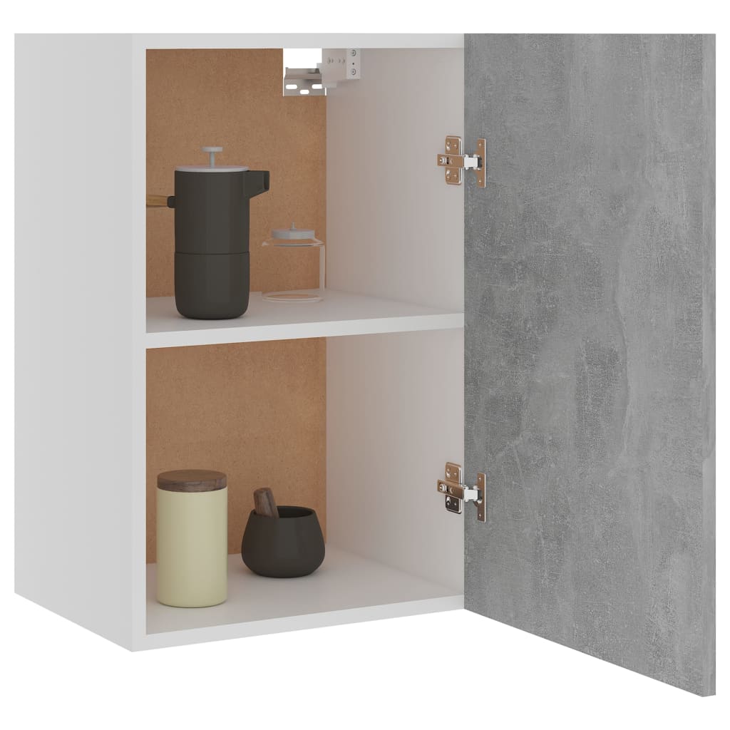Hanging Cabinet Lyon Concrete Grey 39.5x31x60 cm Engineered Wood