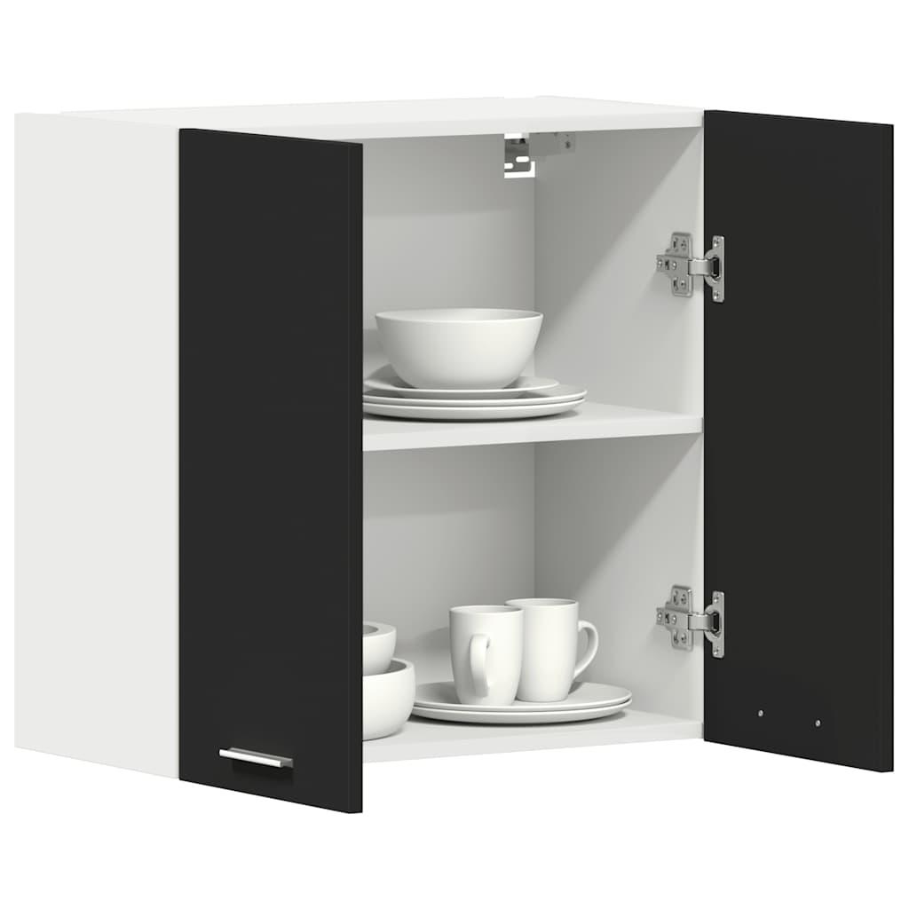 Hanging Cabinet Lyon Black 60x31x60 cm Engineered Wood
