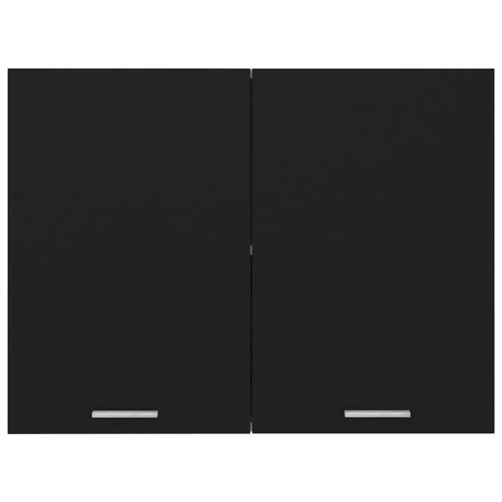 Hanging Cabinet Lyon Black 80x31x60 cm Engineered Wood
