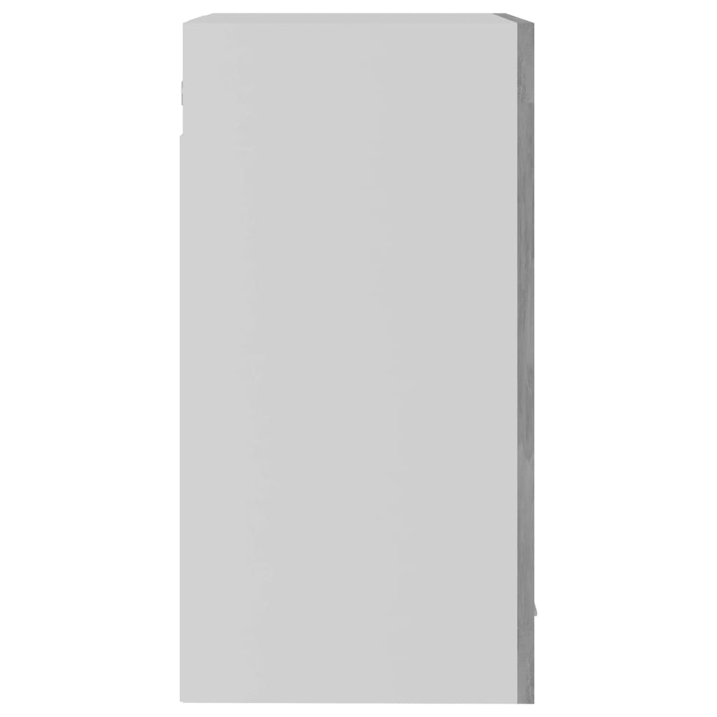 Hanging Glass Cabinet "Lyon" Concrete Grey 40x31x60 cm