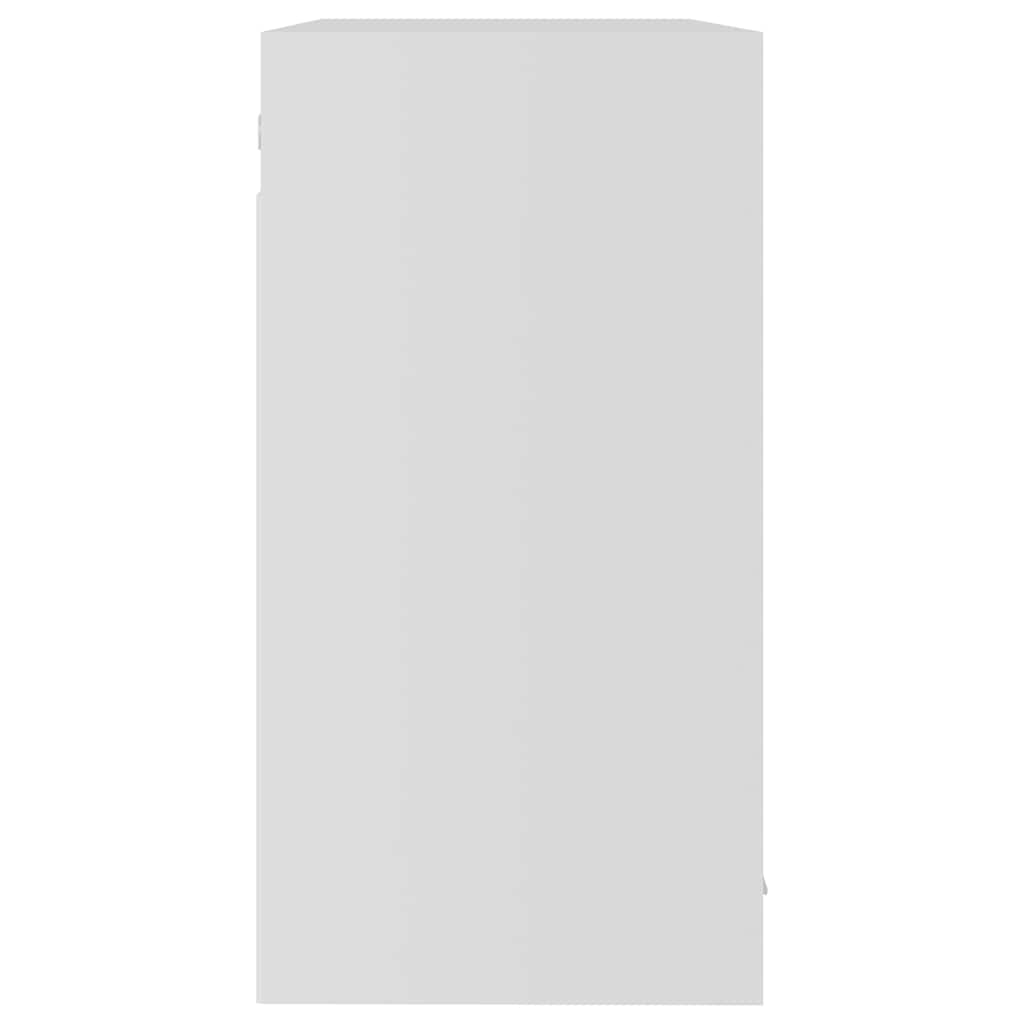 Hanging Glass Cabinet Lyon White 80x31x60 cm Engineered Wood