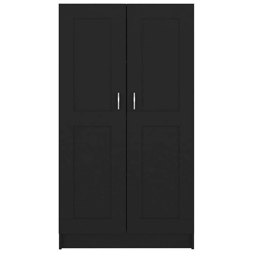 Book Cabinet Black 82.5x30.5x150 cm Engineered Wood