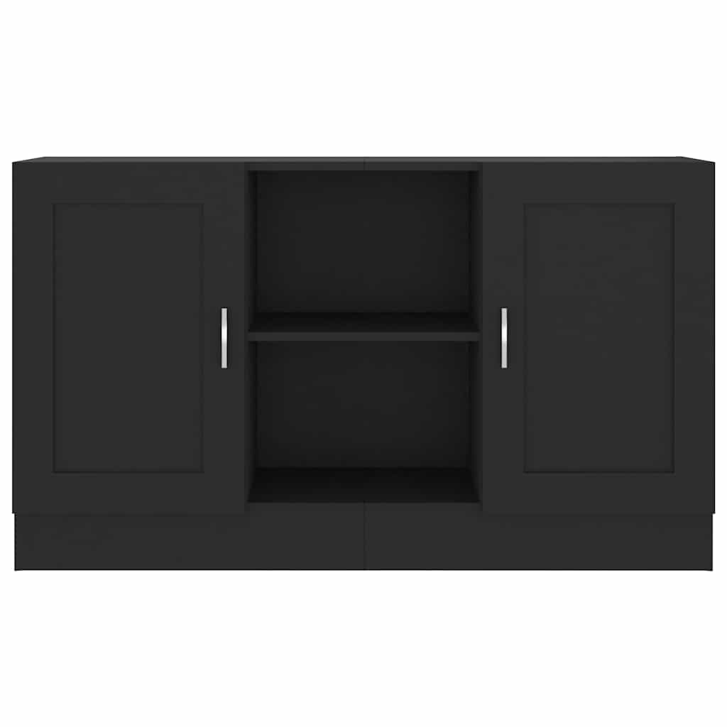 Sideboard Black 120x30.5x70 cm Engineered Wood