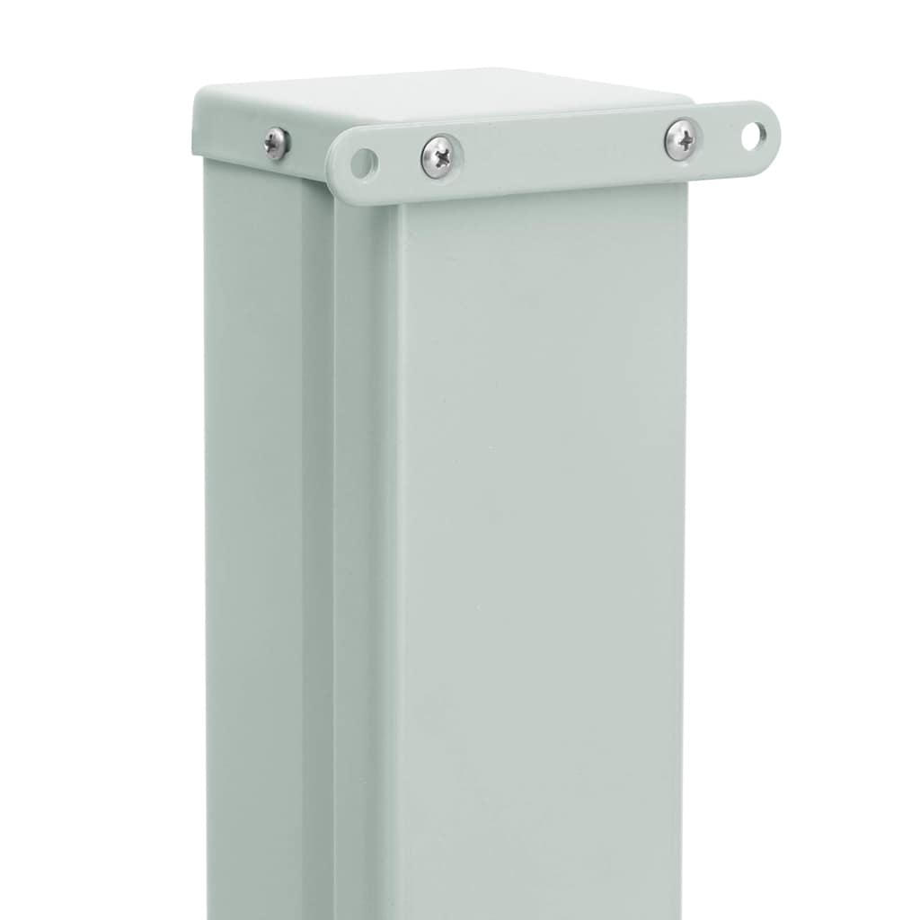 Patio Retractable Side Awning 614x160 cm Grey