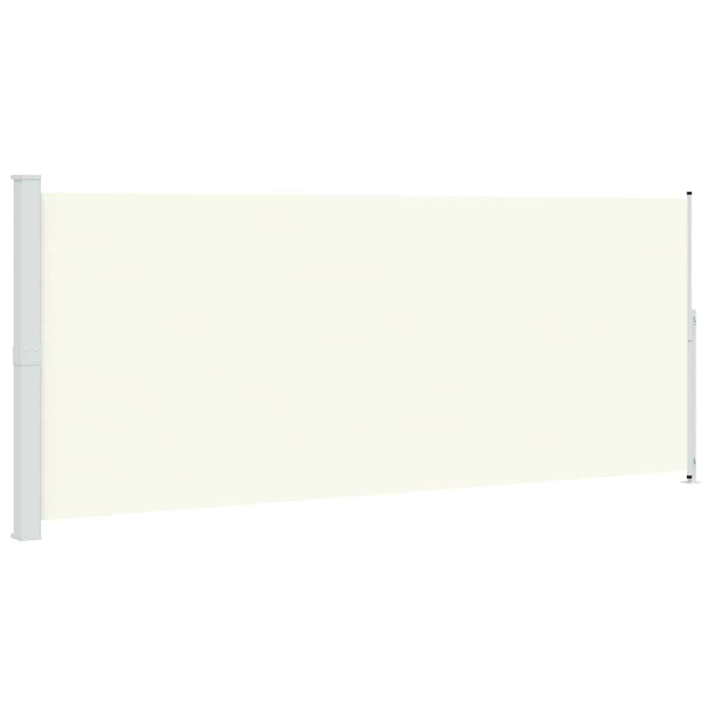 Patio Retractable Side Awning 200x514cm Cream