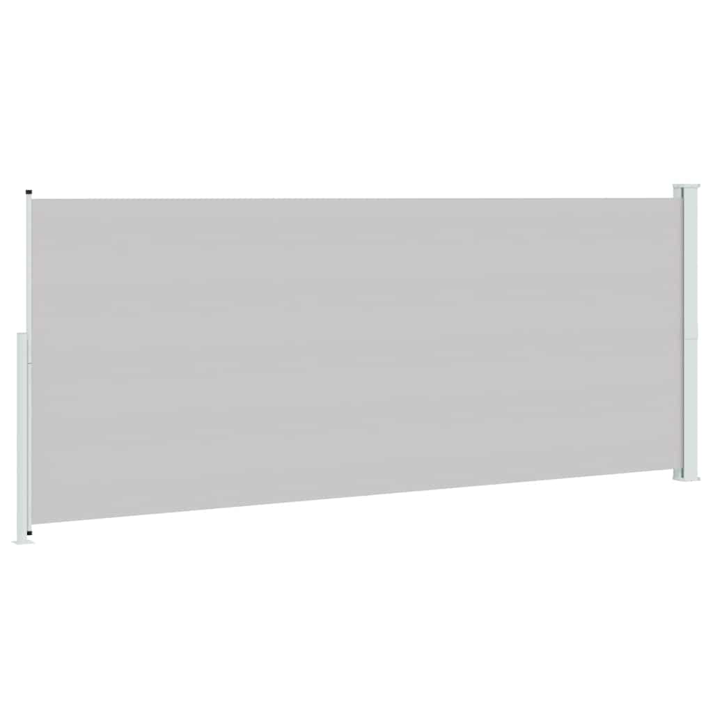 Patio Retractable Side Awning 200x514cm Grey