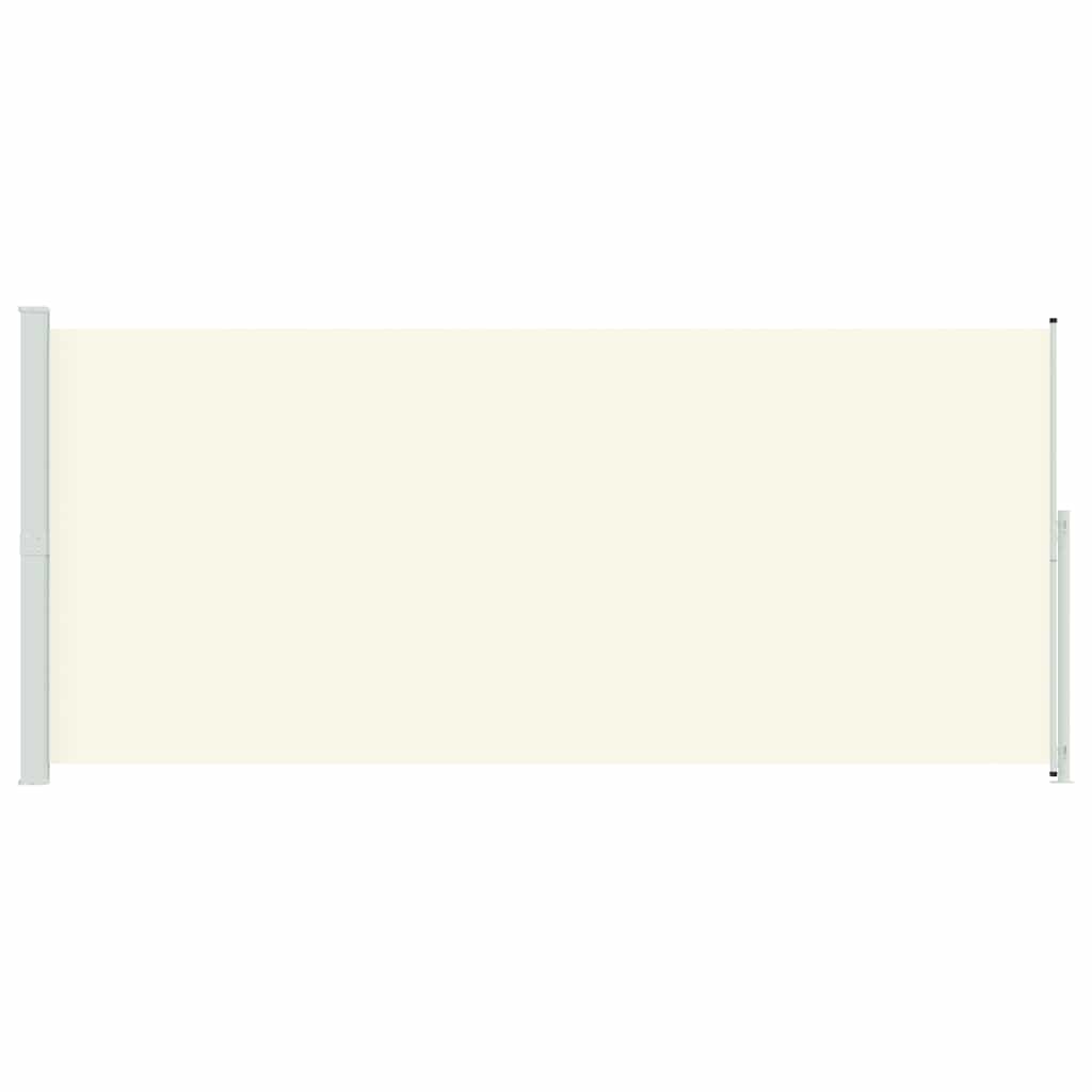 Patio Retractable Side Awning 220x500cm Cream