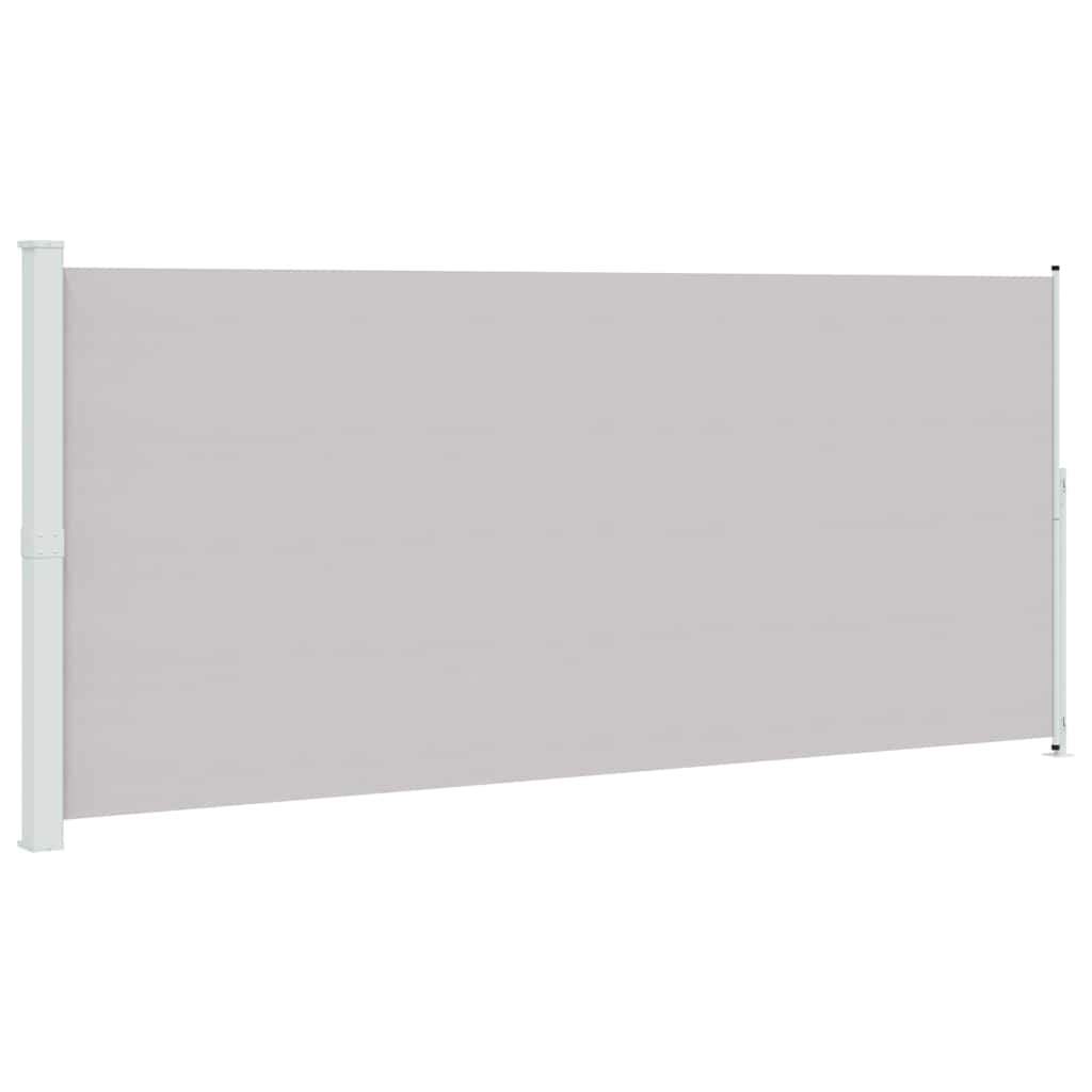 Patio Retractable Side Awning 220x514cm Grey