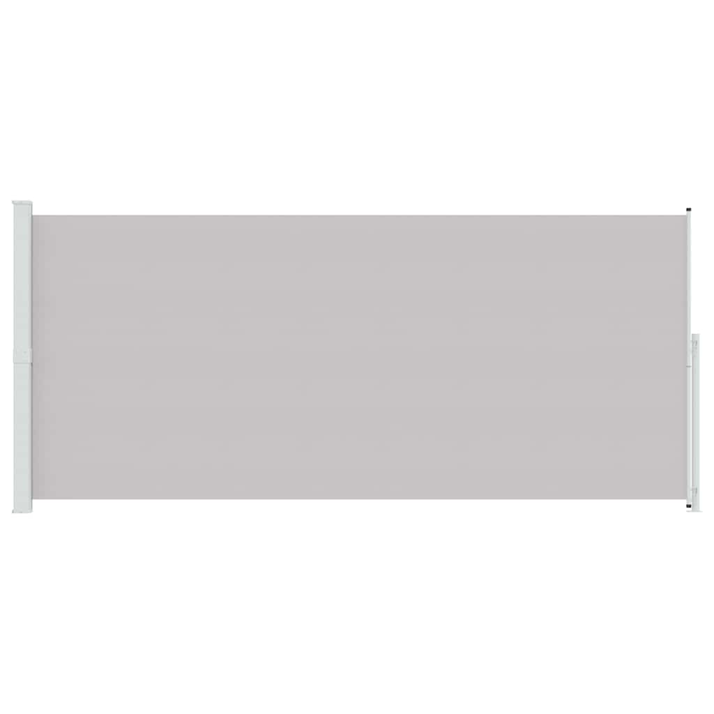 Patio Retractable Side Awning 220x500cm Grey
