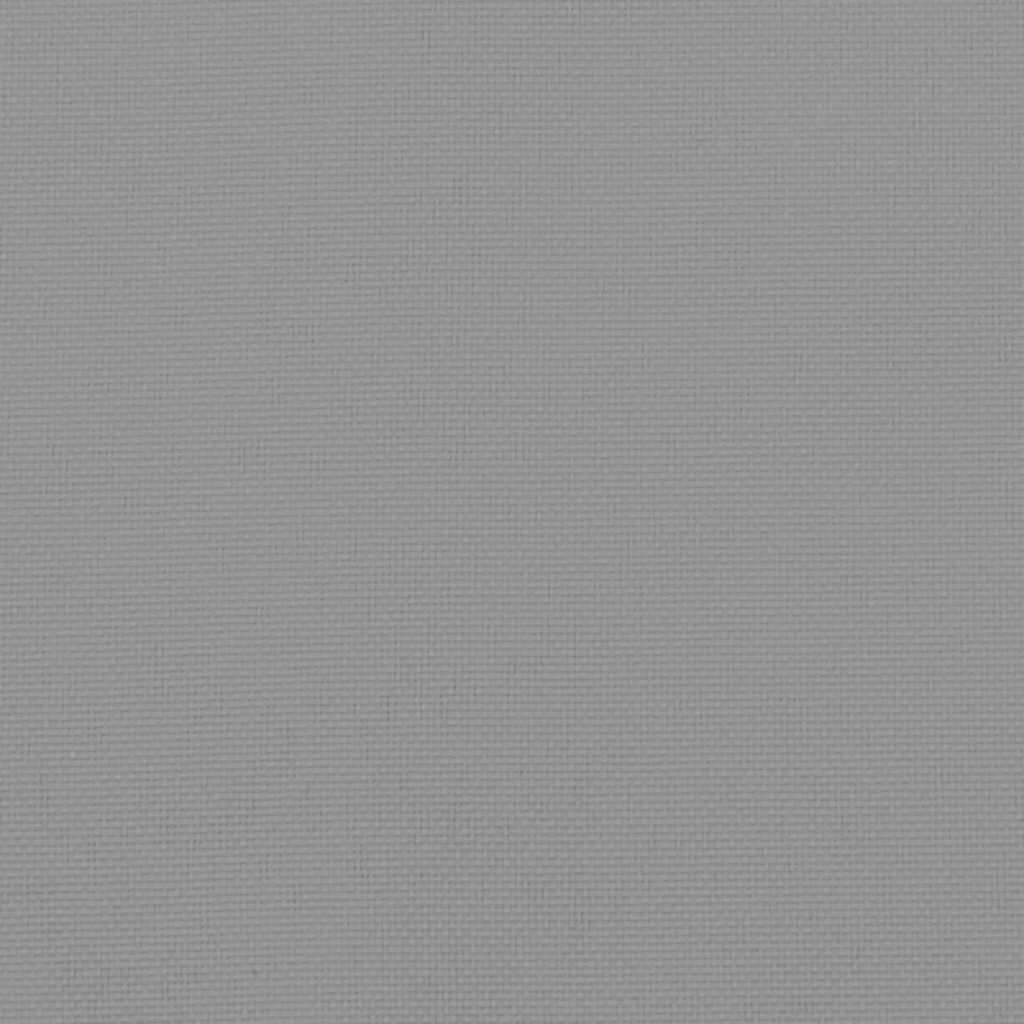 Sun Lounger Cushion Grey 186x58x4cm Oxford Fabric