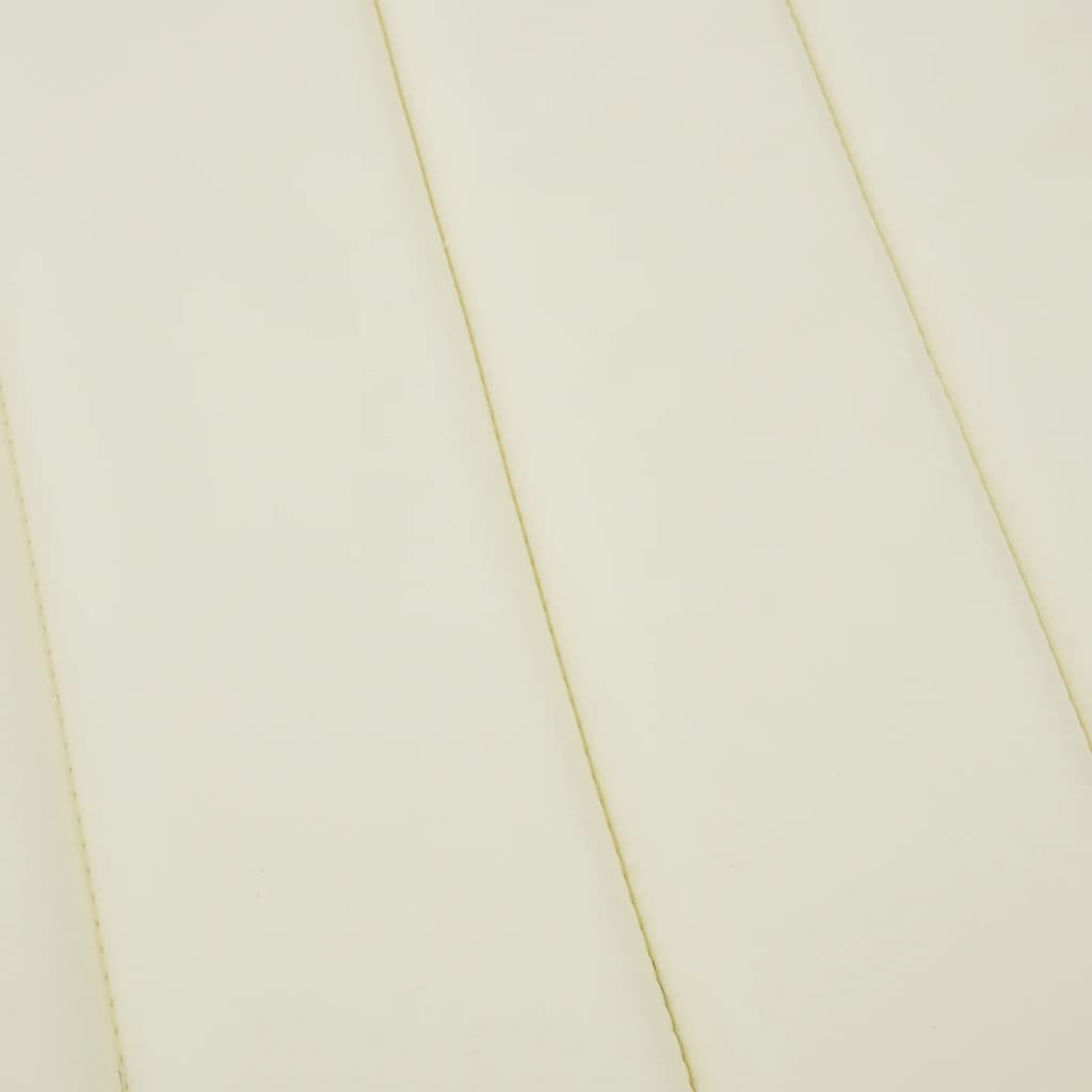 Sun Lounger Cushion Cream 200x60x3cm Oxford Fabric