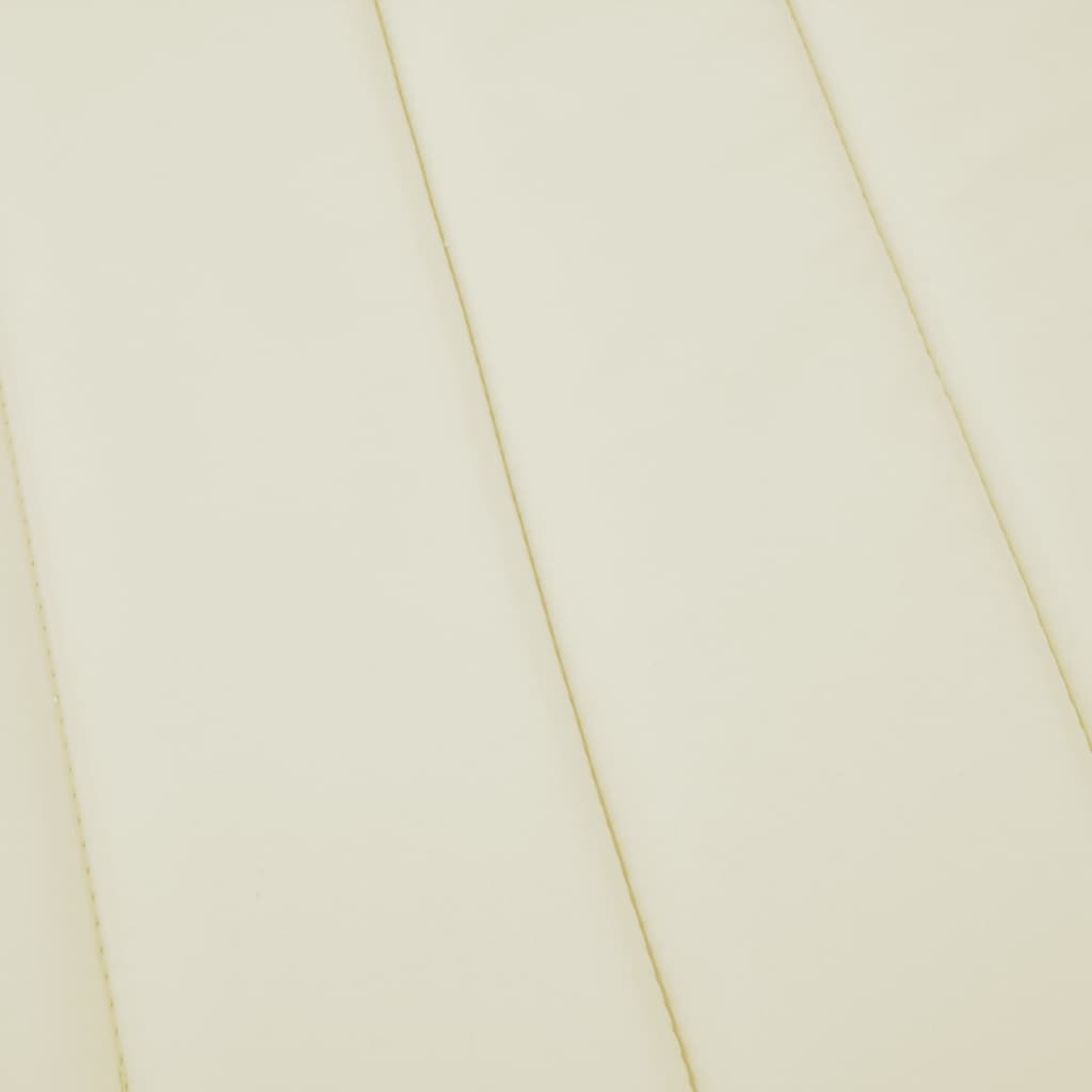 Sun Lounger Cushion Cream 200x70x3cm Oxford Fabric