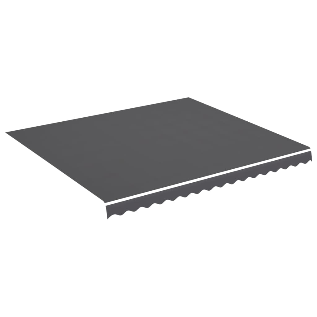 Awning Replacement Fabric Anthracite 4x3.5 m Polyester