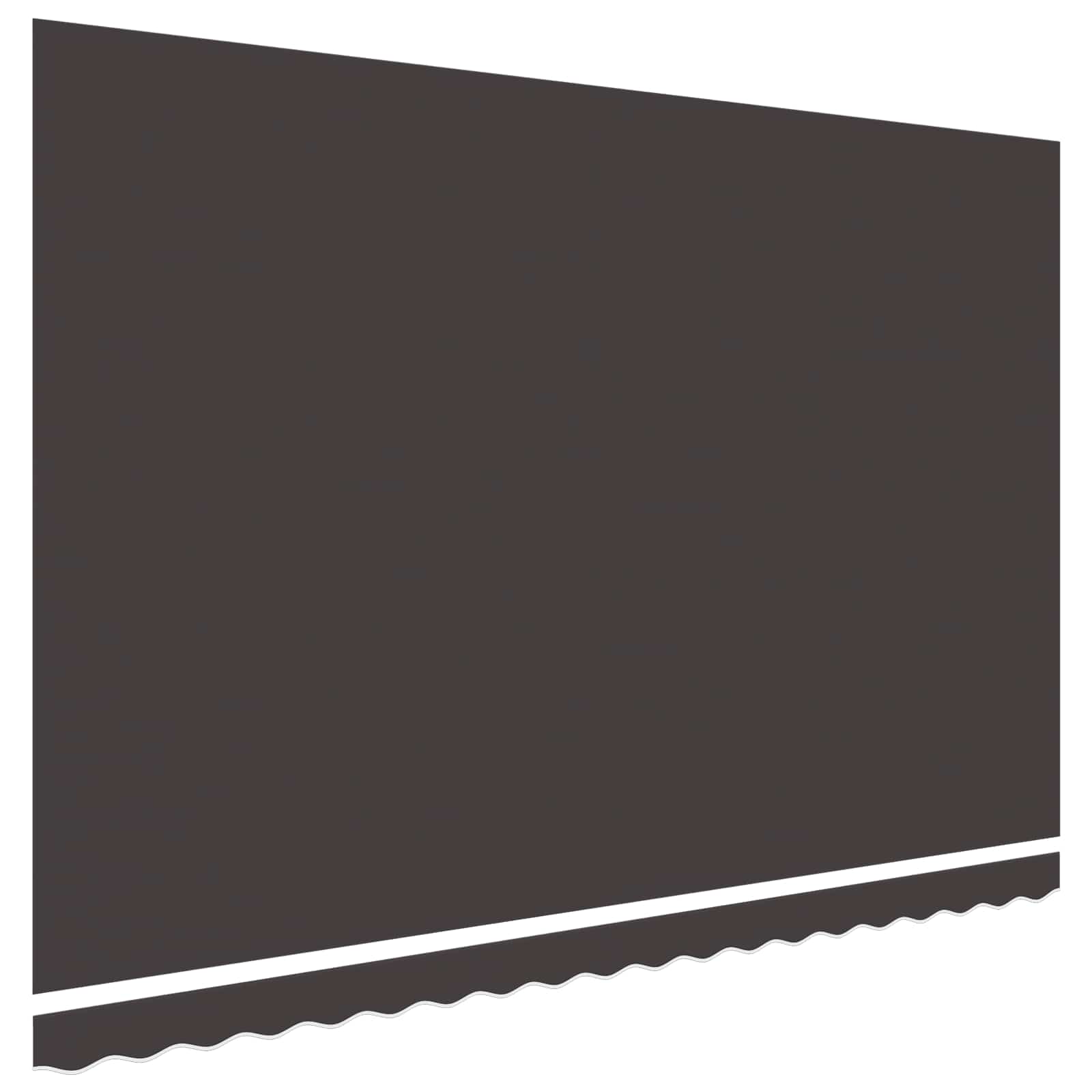 Awning Replacement Fabric Anthracite 400x350 cm Polyester