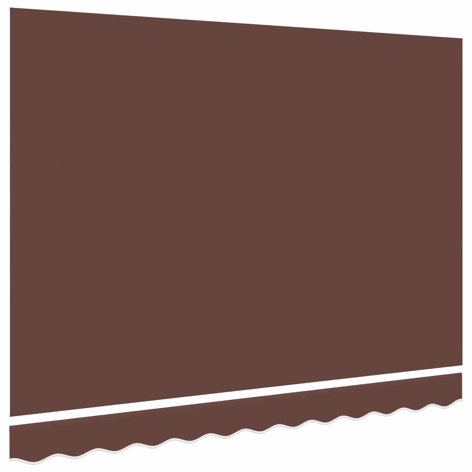 Awning Replacement Fabric Brown 300x250 cm Polyester