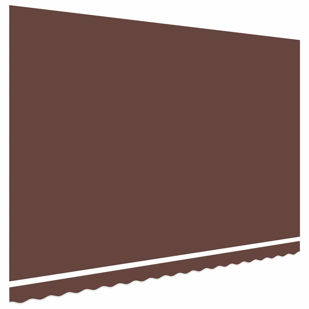 Awning Replacement Fabric Brown 400x350 cm Polyester