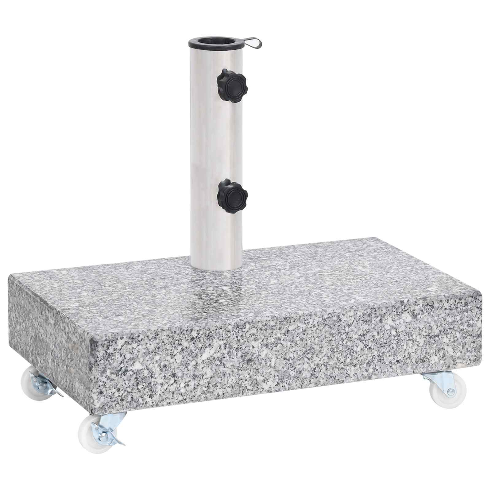Umbrella Base Light Grey 45x25x8.3 cm Granite