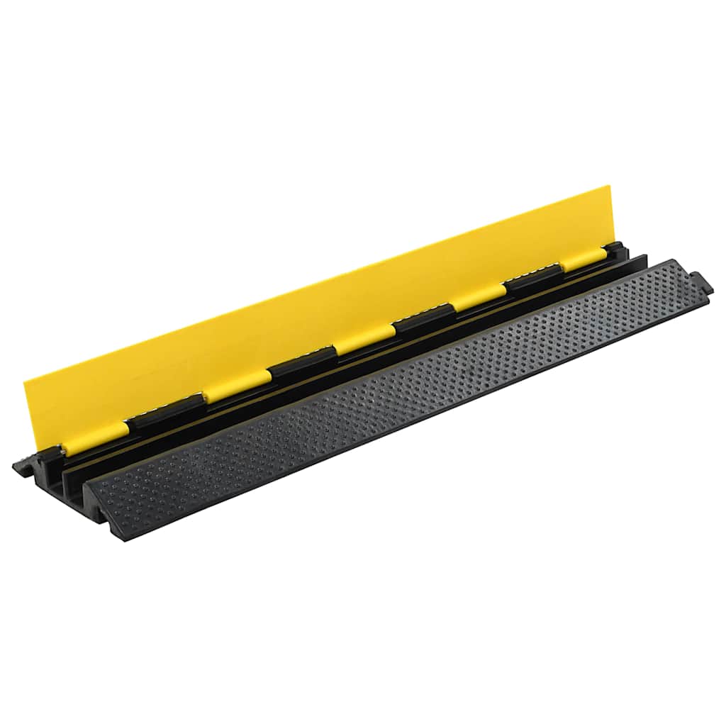 Cable Protector Ramps 2 pcs 2 Channels Rubber 101,5 cm