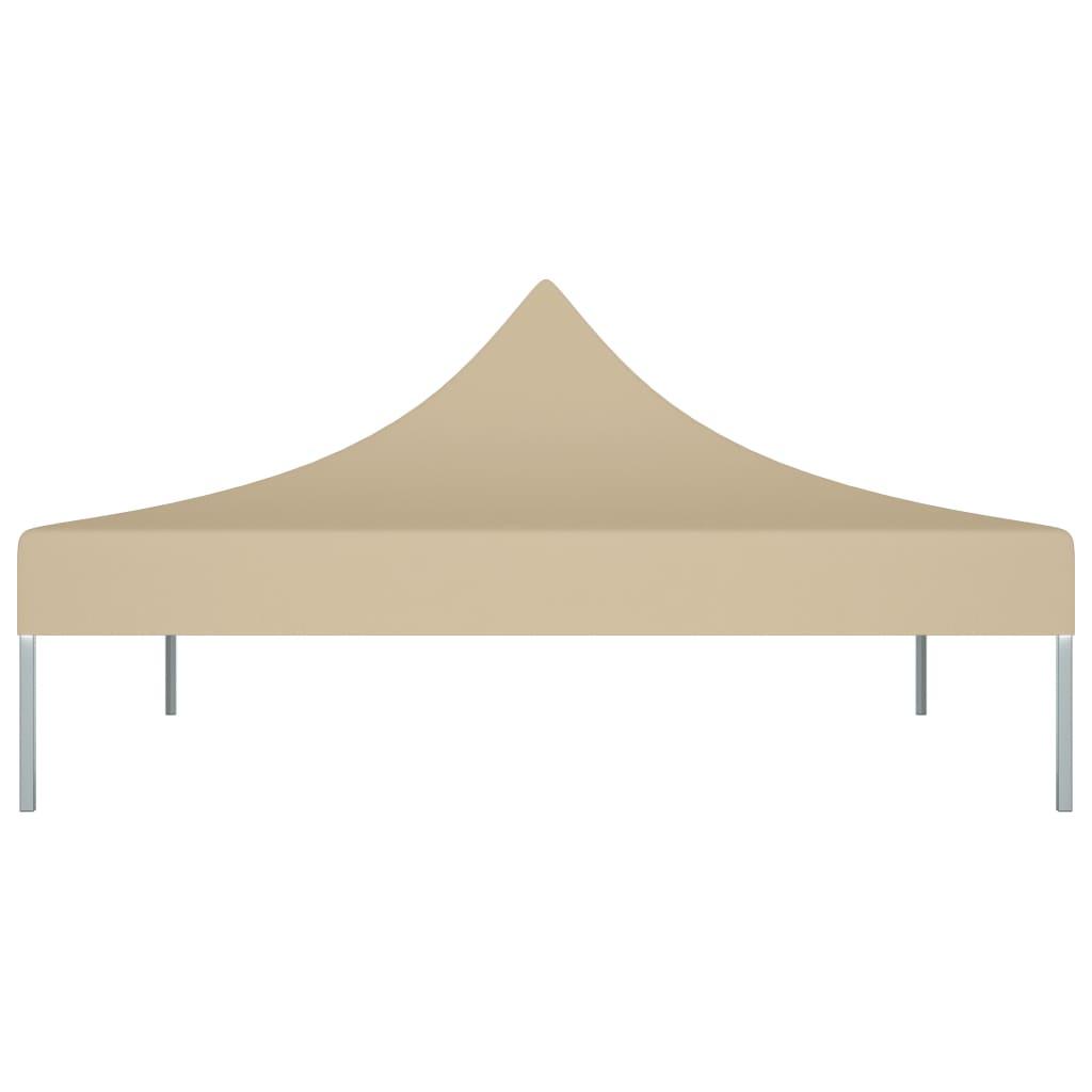 Party Tent Roof 3x3 m Beige 270 g/m²