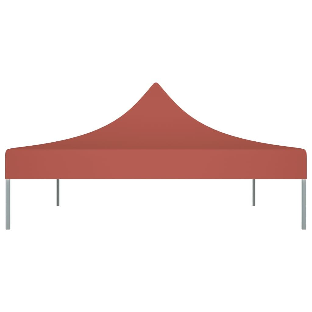 Party Tent Roof 4.5x3 m Terracotta 270 g/m²