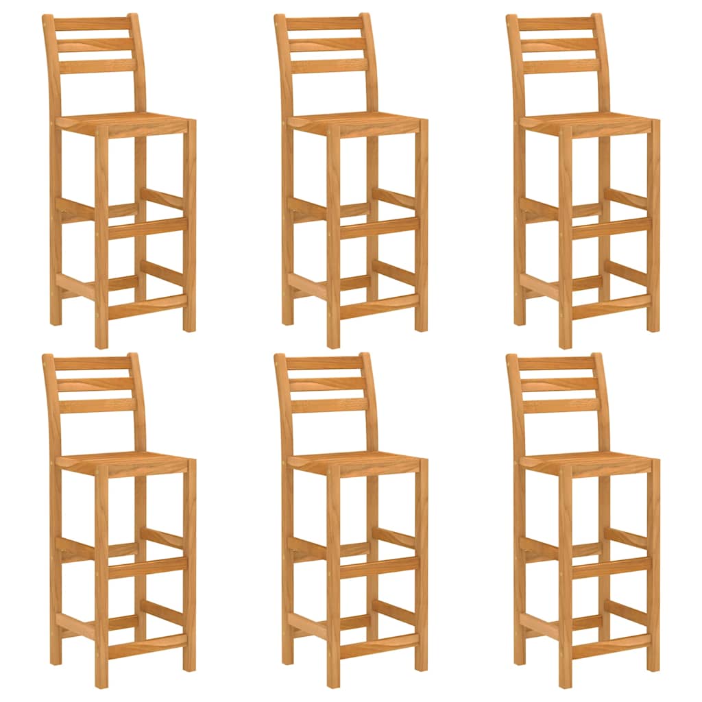 7 Piece Outdoor Bar Set Solid Acacia Wood