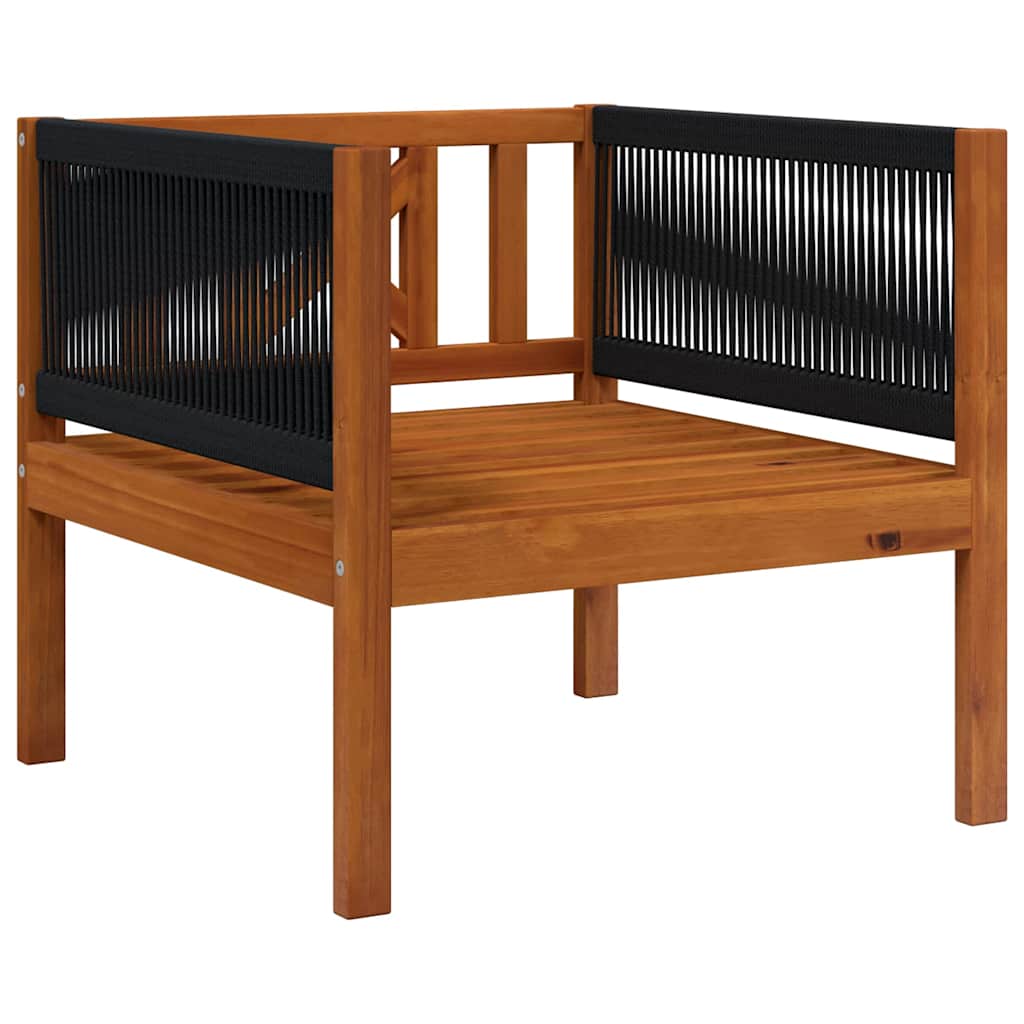 Garden Chair with cushion Solid Acacia Wood