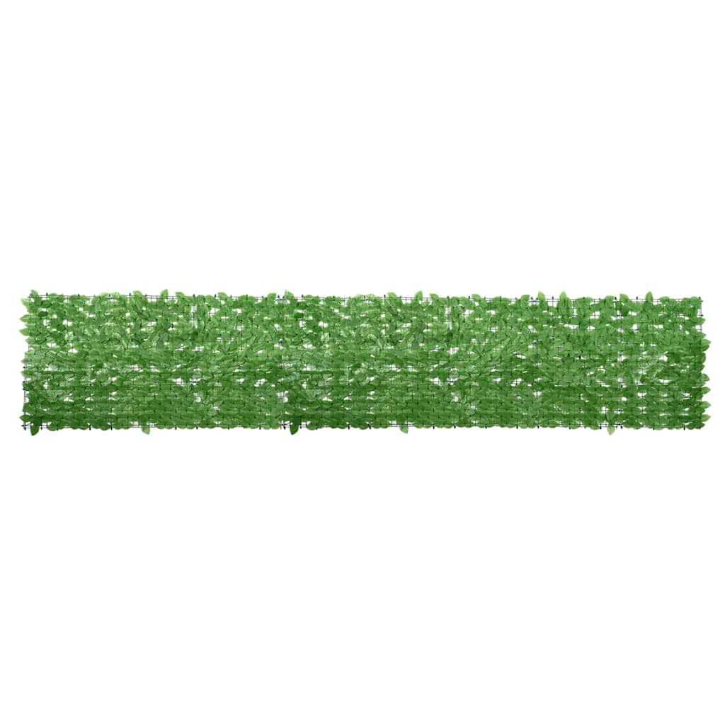 Balcony Screen with Green Leaves 400x75cm