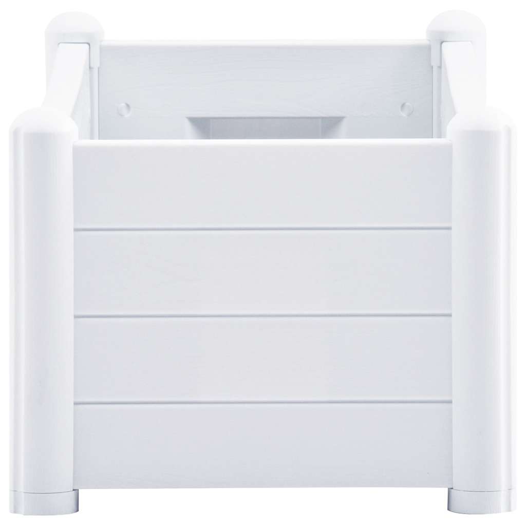 Garden Raised Bed PP White 100x43x35 cm