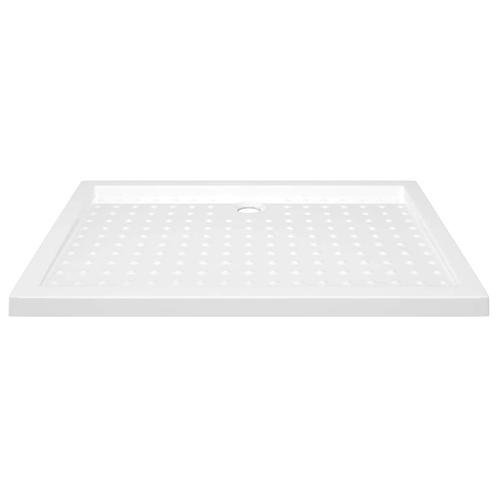 Shower Base Tray with Dots White 70x100x4 cm ABS