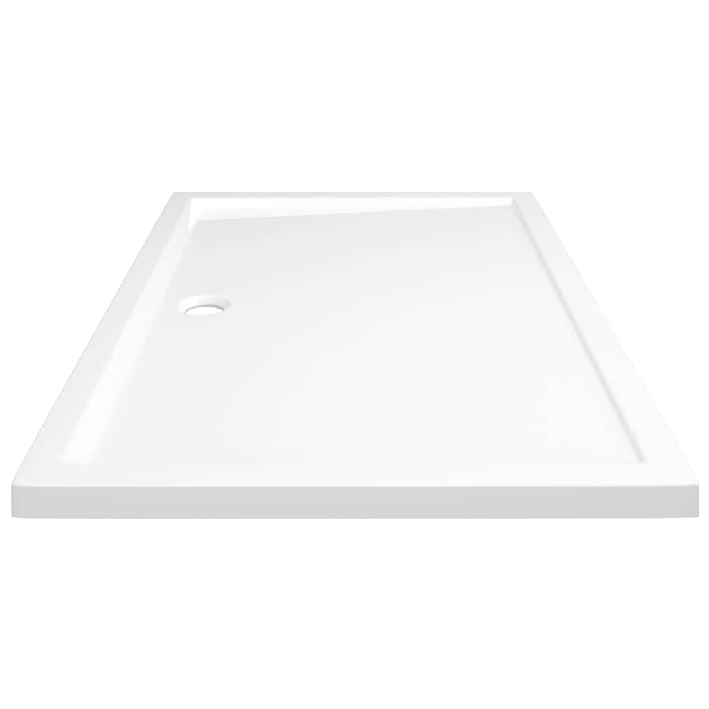 Rectangular ABS Shower Base Tray White 80x120 cm