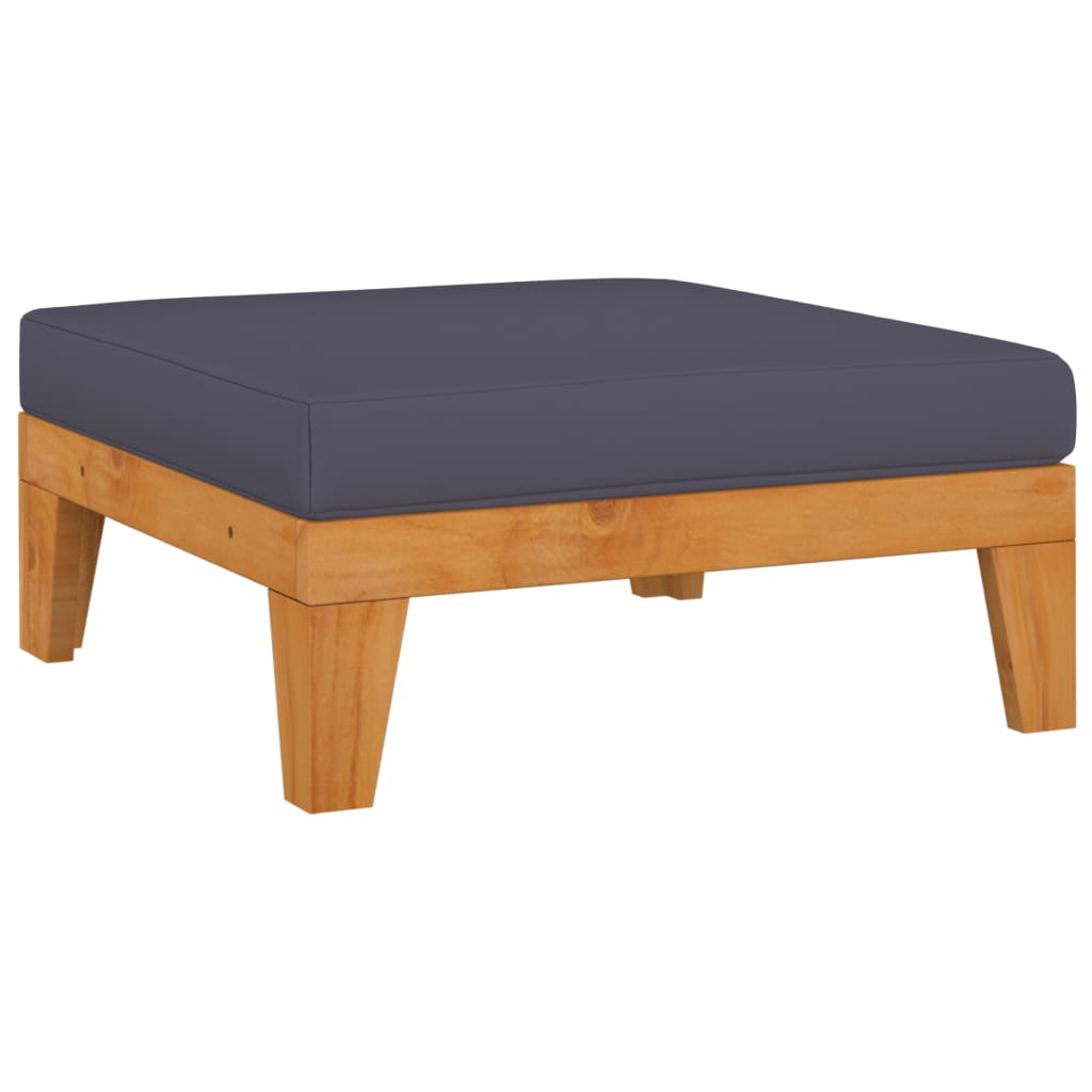 9 Piece Garden Lounge Set with Cushions Solid Acacia Wood