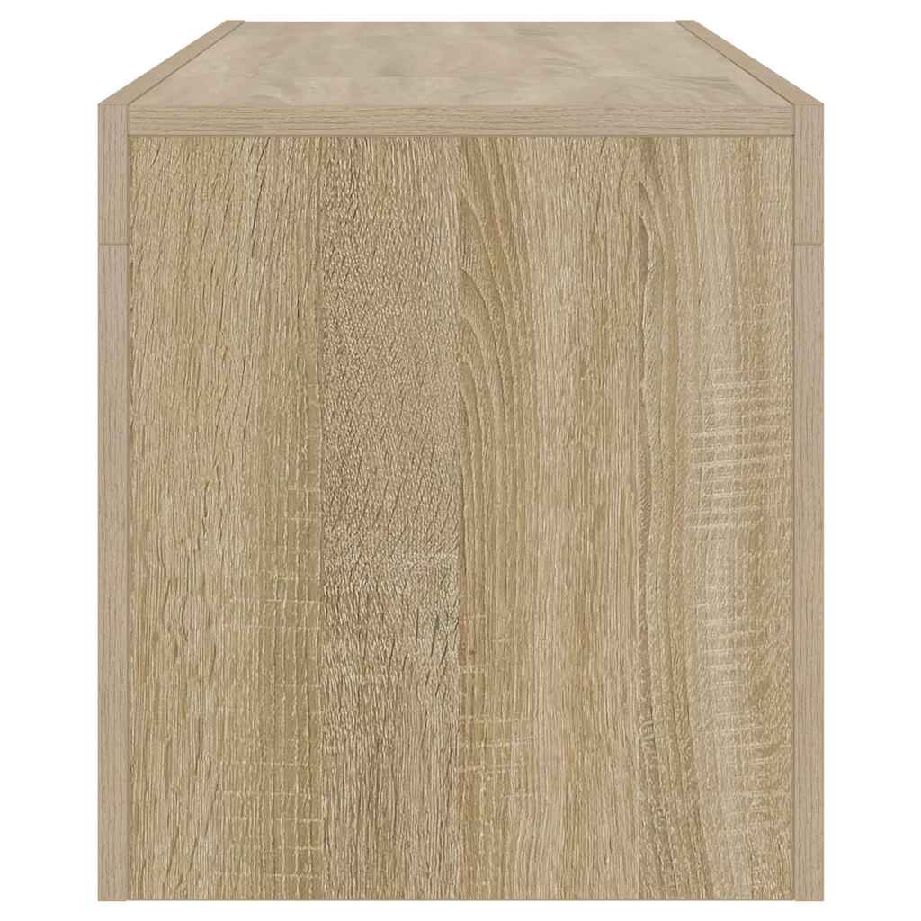 TV Cabinet with LED Lights Sonoma Oak 120x35x40 cm
