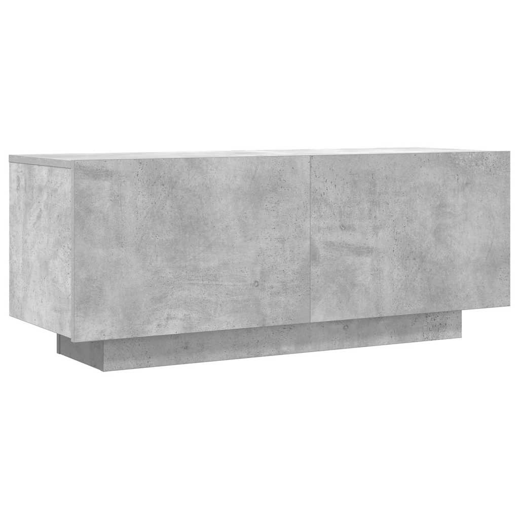 TV Cabinet Concrete Grey 100x35x40 cm Engineered Wood