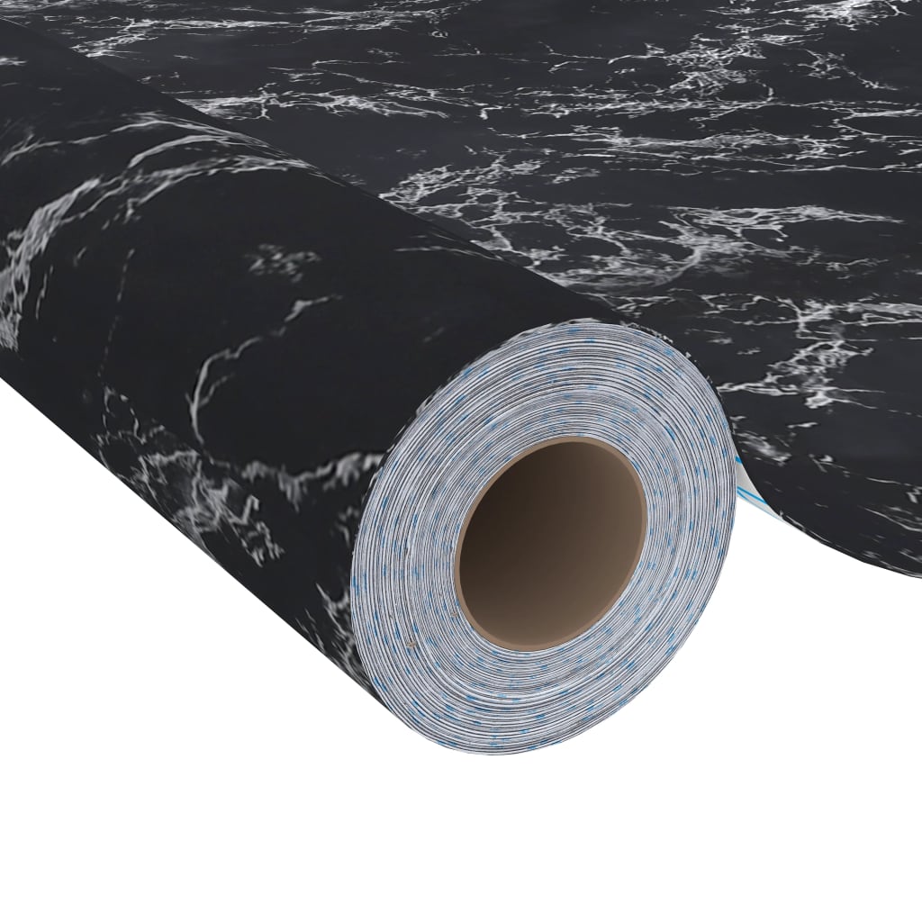 Self-adhesive Furniture Film Black Stone 500x90 cm PVC