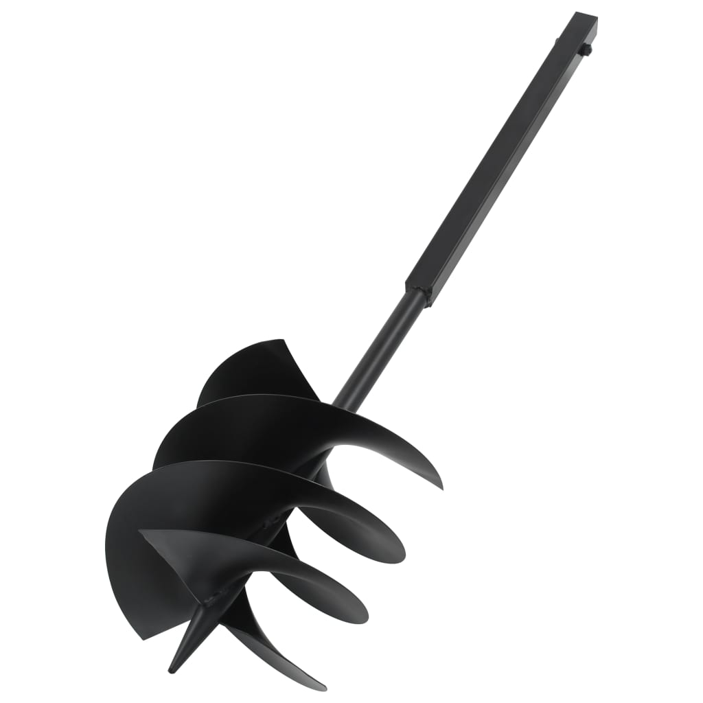 Ground Drill with Handle 250 mm with Extension Tube 8 m Steel