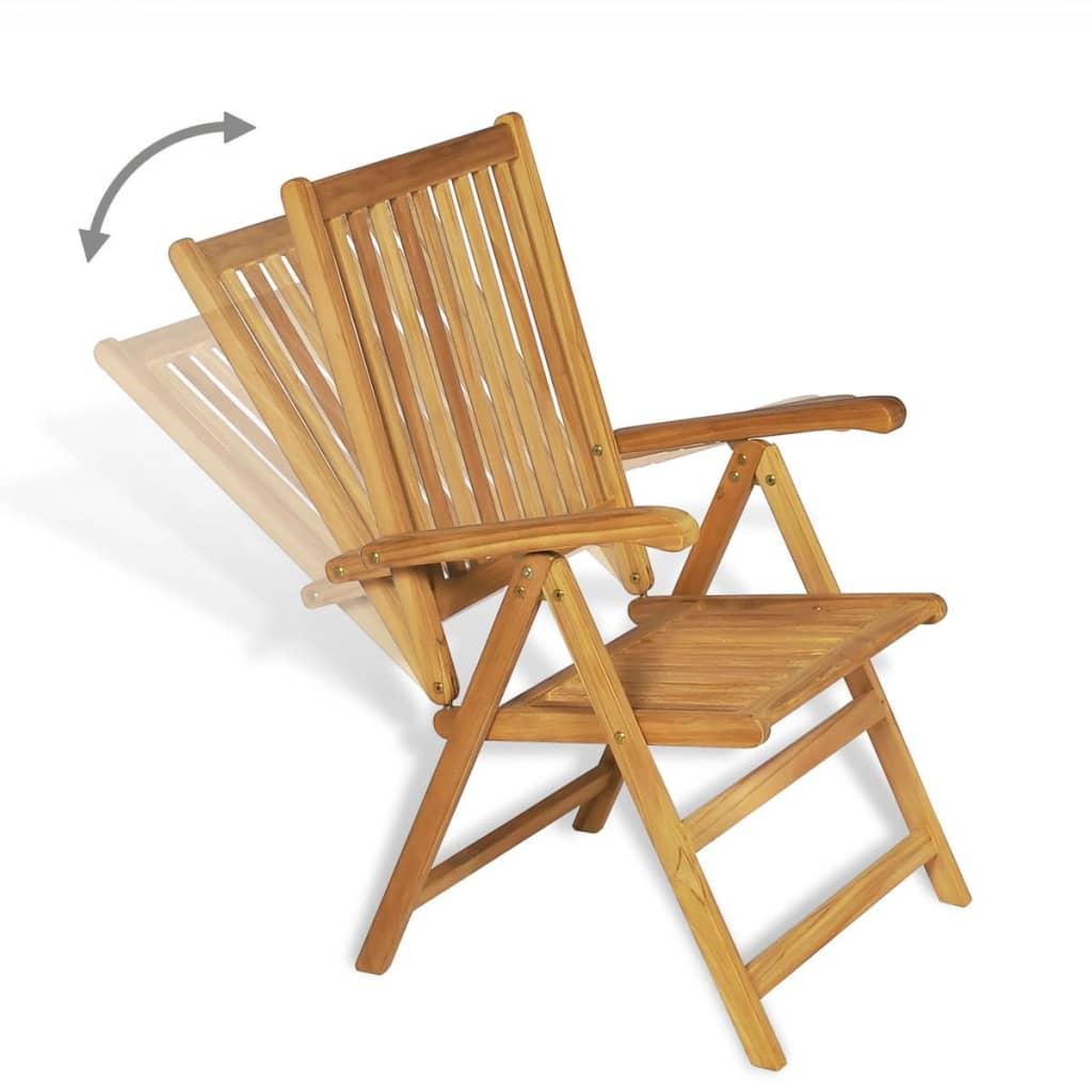 7 Piece Garden Dining Set Solid Teak Wood