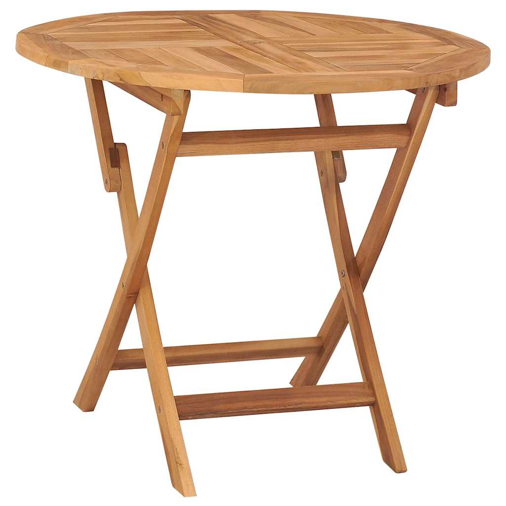 5 Piece Garden Dining Set Solid Teak Wood