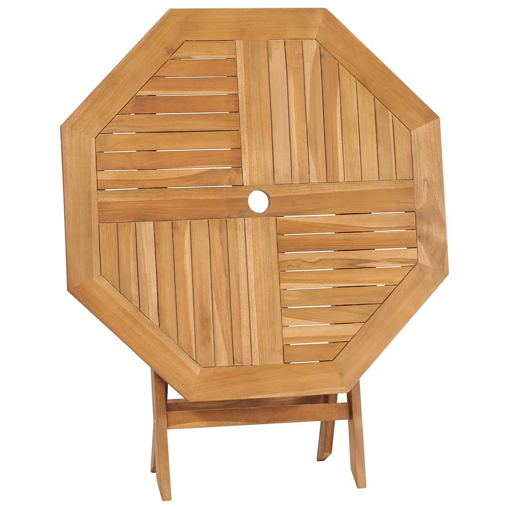 5 Piece Garden Dining Set Solid Teak Wood