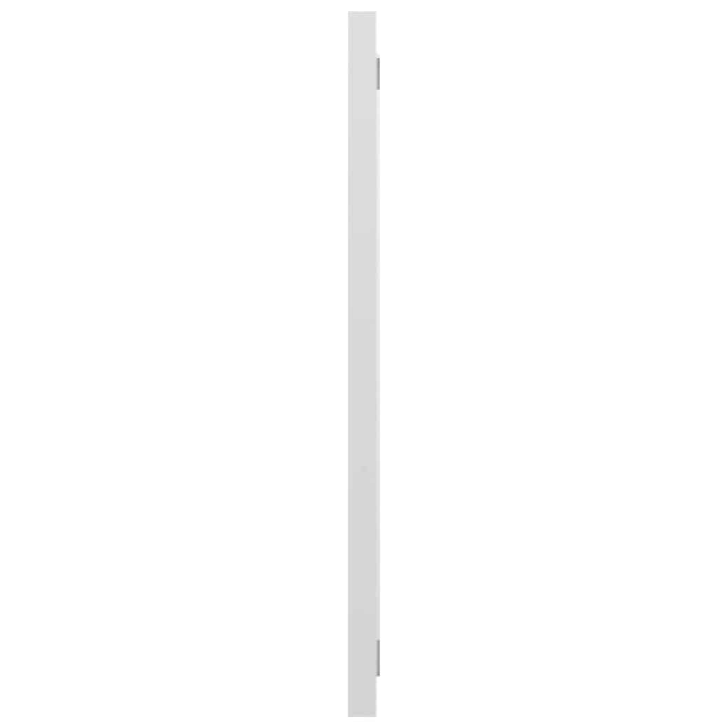 2 Piece Bathroom Furniture Set High Gloss White Engineered Wood